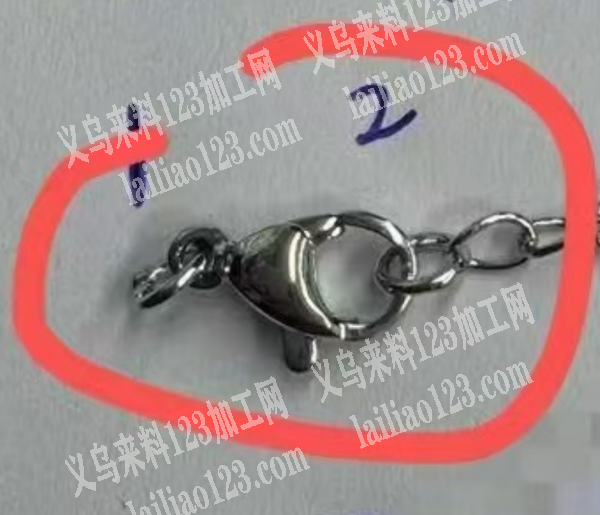 上龙虾扣的手工活外发，如图，寻找会做的手