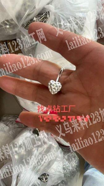 点钻外发，义乌市场如图，戒指点钻外发加工