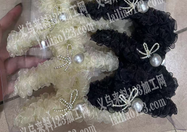 手工花边绕的抓夹订单，如图，寻找抓夹成品
