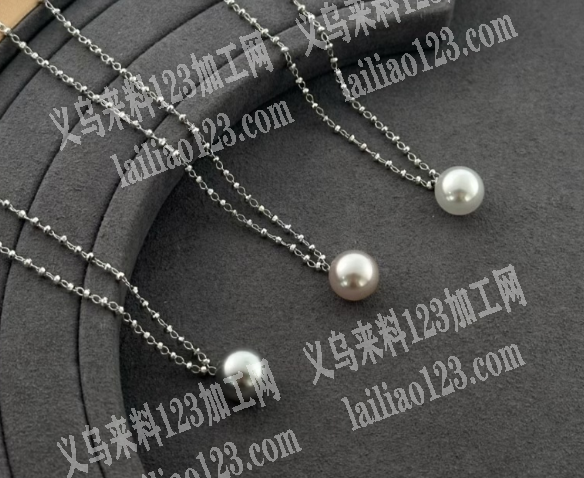 {项链订单}如图纯银项链订单，寻找源头工