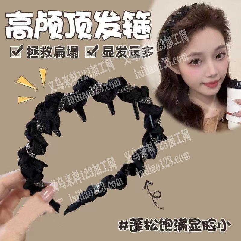 寻找专业做布艺类绕布条类的发箍的工厂，我