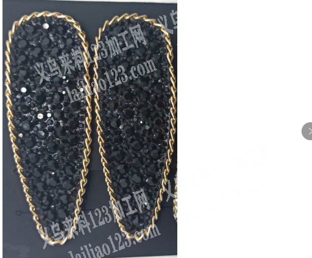 满钻发夹订单，如图，寻找专业做这个满钻发