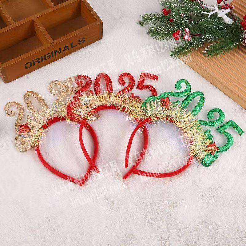 如图，圣诞款2025发箍成品订单，寻找成