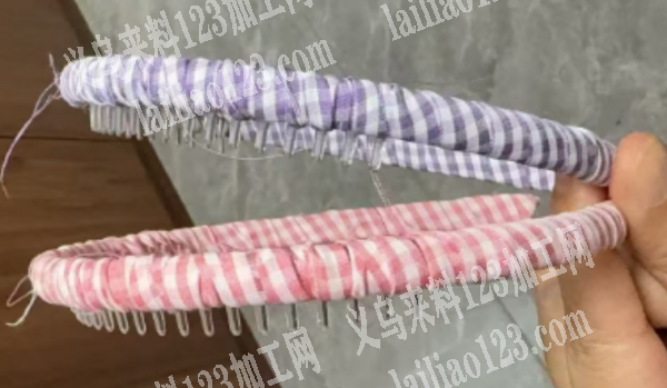 绕布的发箍，缠绕布条的，寻找会做的加工厂