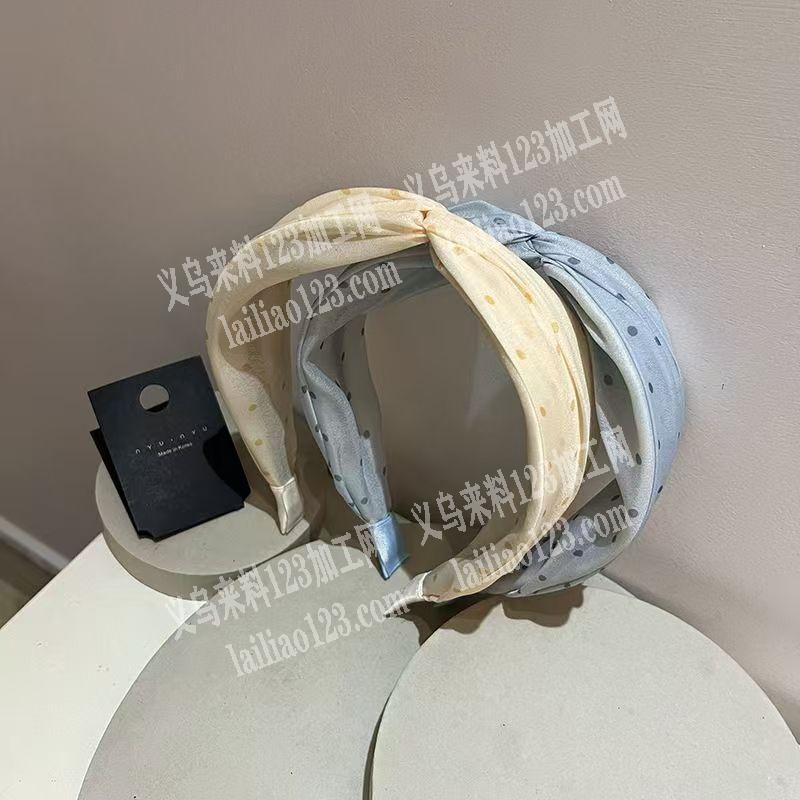 布艺手工发箍订单，外发加工，手工活纯加工