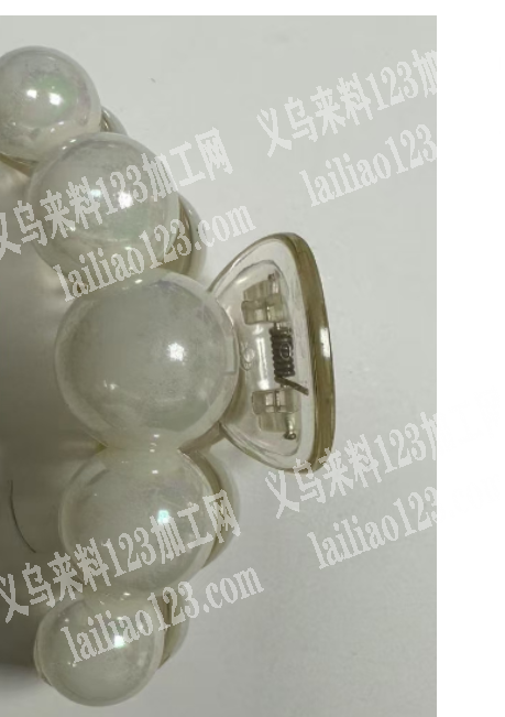 半圆珍珠订单，如图，找如图发夹上面的配件