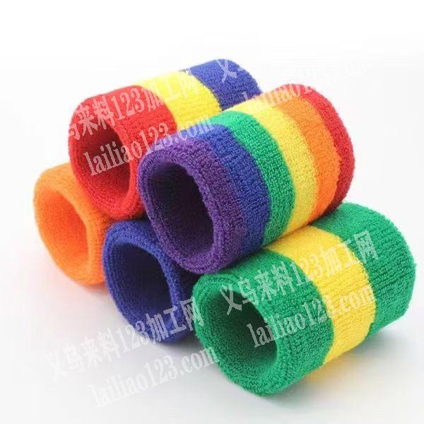 运动护腕+头带订单，针织发带订单，如图，