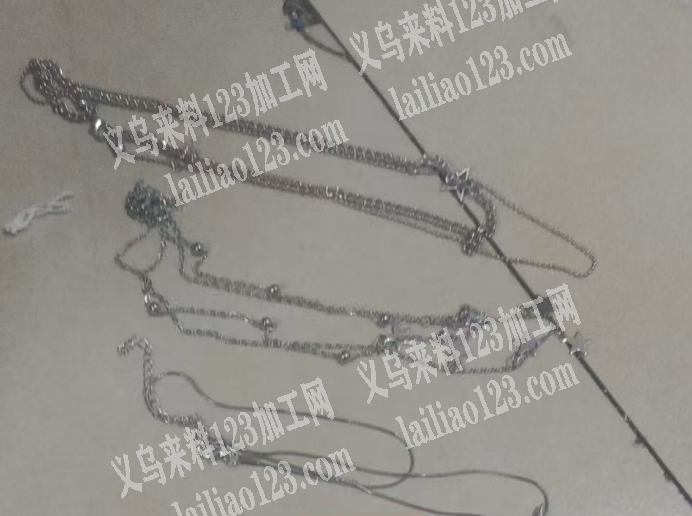 《发外地》项链手工活，大量项链弯针挂圈的