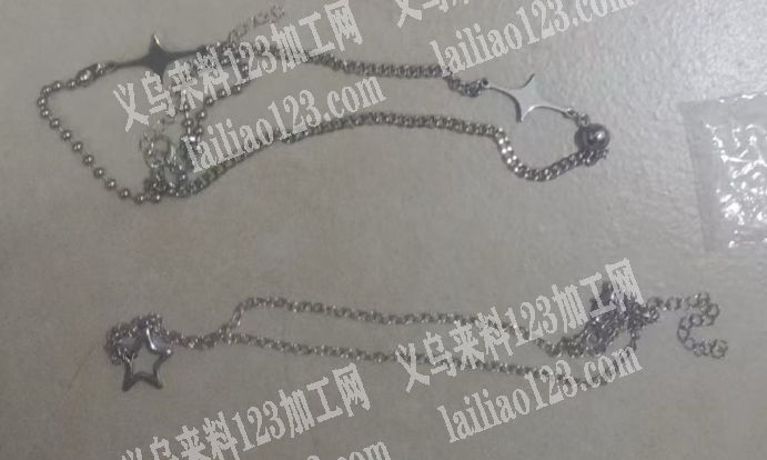 《发外地》项链手工活，大量项链弯针挂圈的