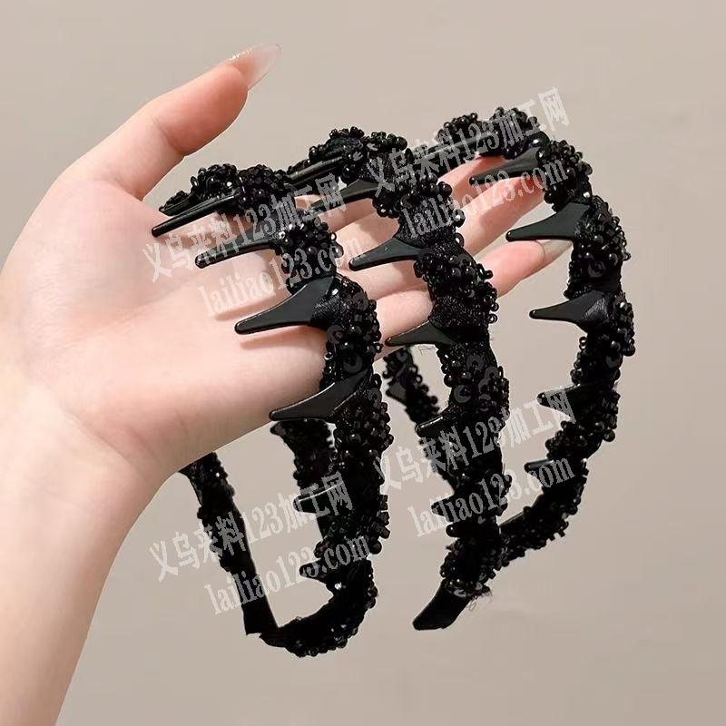 找绕发箍的手工活加工厂，如图，大量订单，