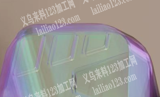 透明的塑料上面做这个炫彩工艺，谁家能做，