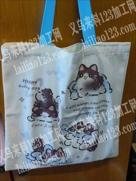 帆布袋订单，如图，寻找专业做这个帆布袋的