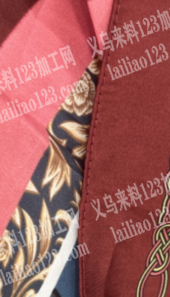 《品质要求高》围巾卷边外发加工，需要高品