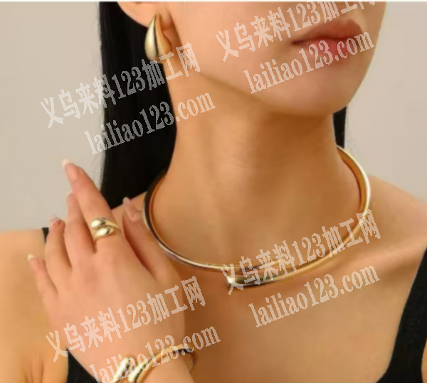 项链耳环戒指手镯订单，材质合金，找钢模，