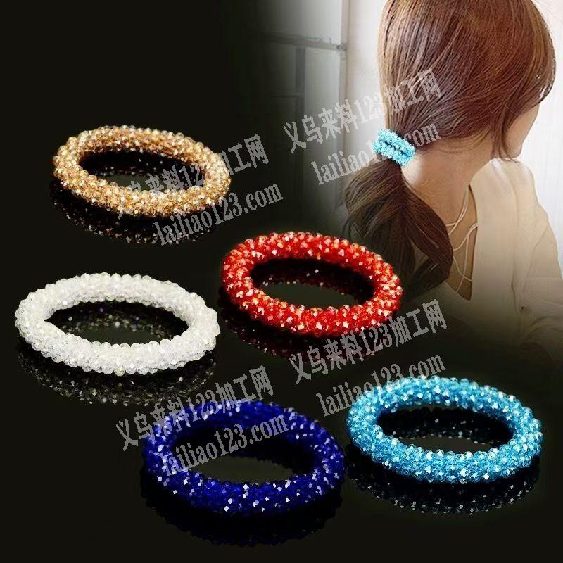 串珠的发圈的，成品订单，如图，