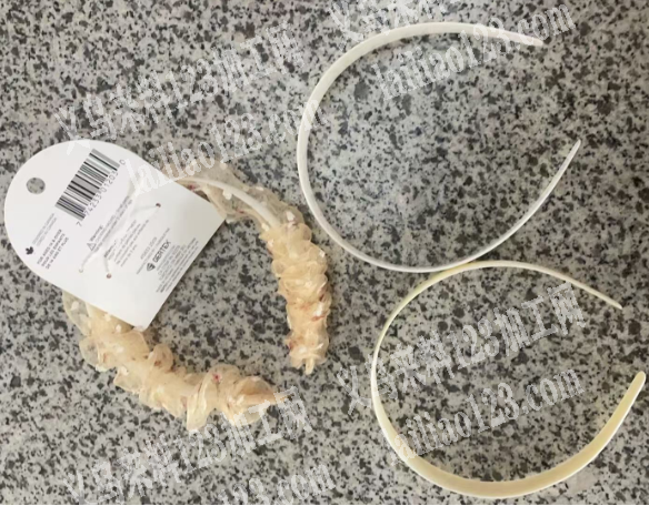 如图，头箍外发加工，寻找发箍工厂，请联系