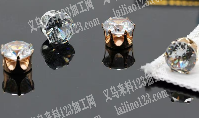 如图锆石耳钉成品订单，寻找成品工厂，要这