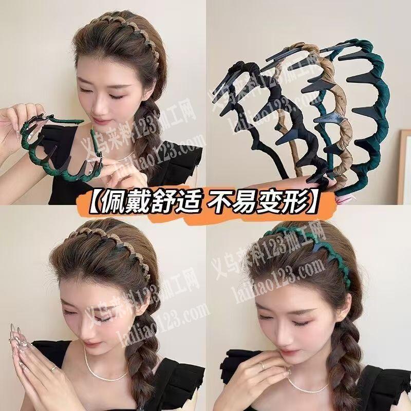 布艺缠绕的发箍成品订单，如图，寻找成品工