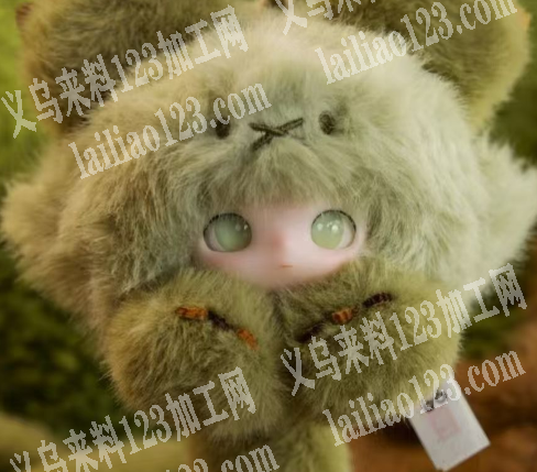 寻找如图毛绒娃娃的包材，
