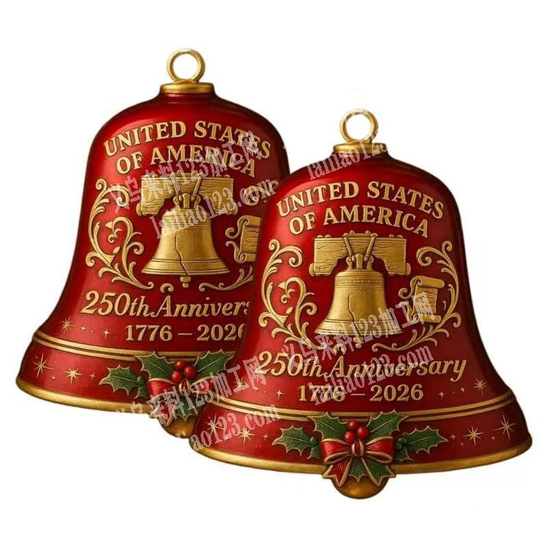 圣诞挂件滴油外发加工，这个铃铛寻找滴油的