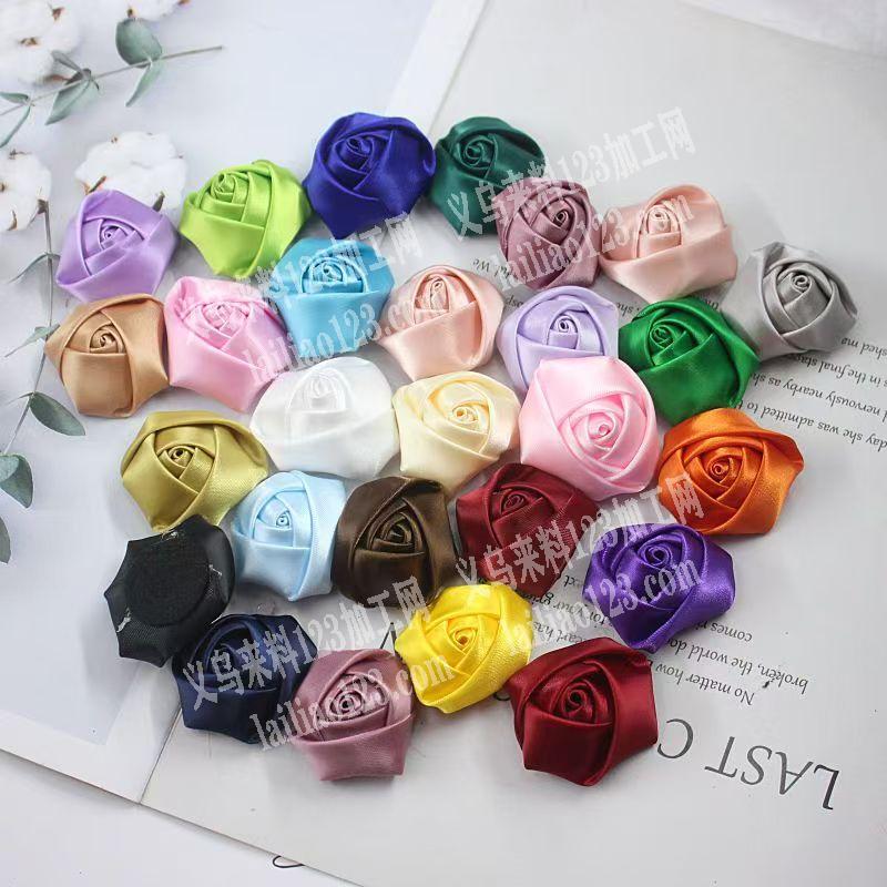 寻找专业做这个手卷布艺玫瑰花，这个花工厂