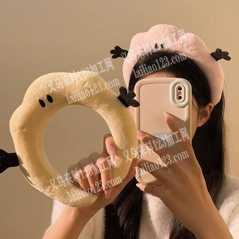 这个毛绒冲棉发箍订单，寻找成品工厂合作，