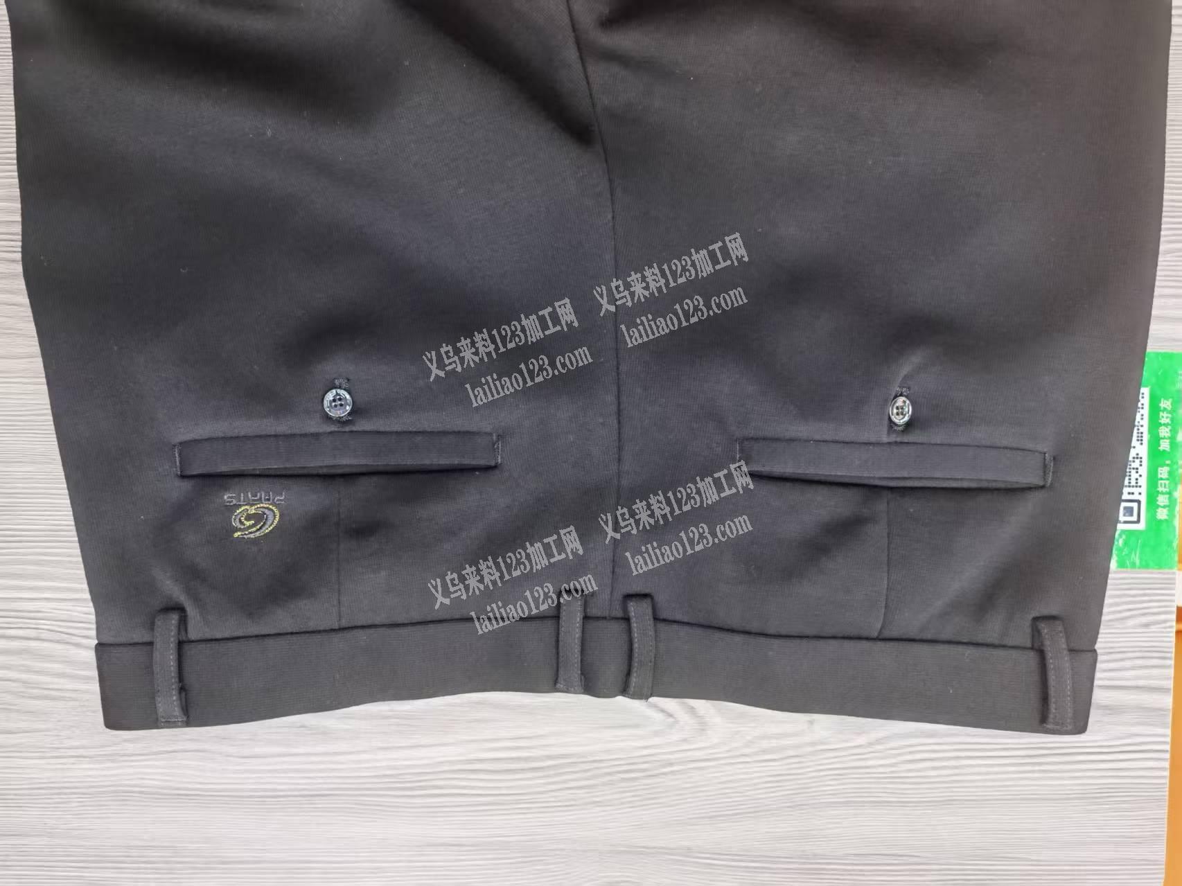 国际商贸城有裤子订单外发，求休闲裤加工。