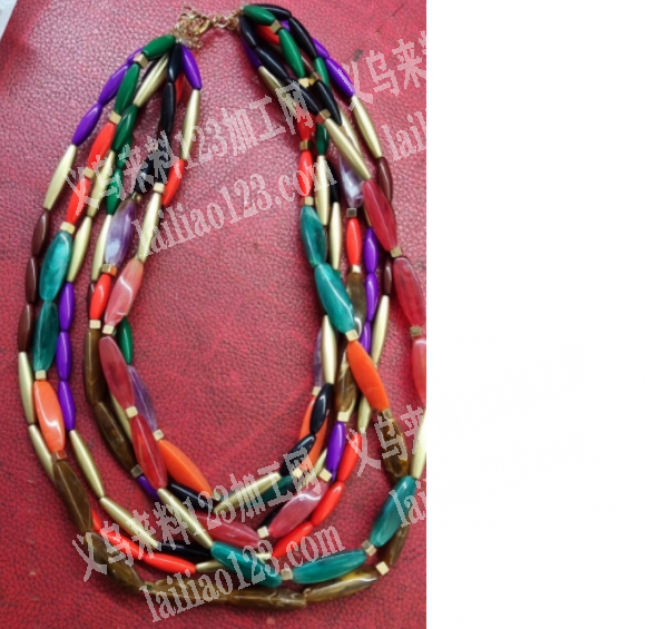 手工串珠项链成品订单，如图，寻找成品工厂