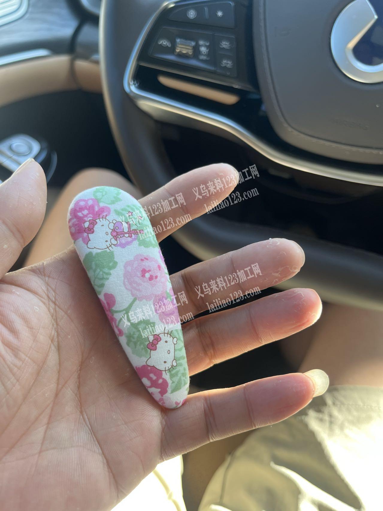 寻找做这个布艺发夹的工厂，有订单，找专业