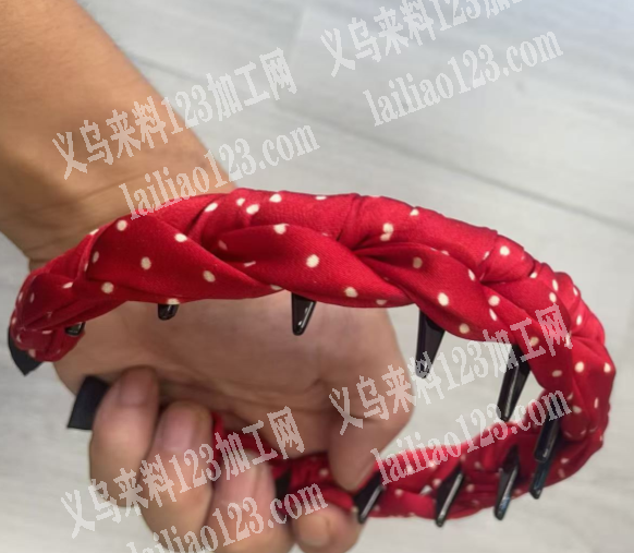 发箍绕布条，缠绕的手工活外发，寻找会做的