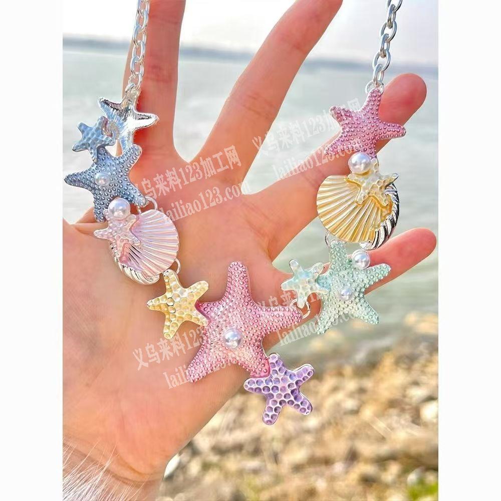 项链配件滴油画油外发加工，如图，寻找手工