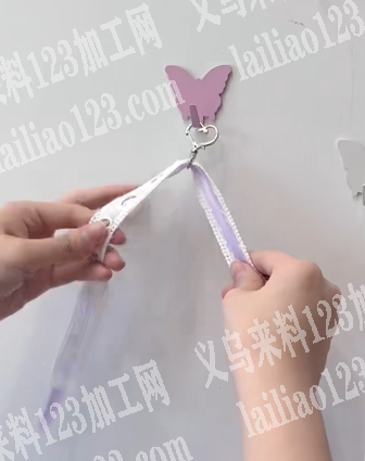 打一个这样的结，手工活外发，如图，订单长