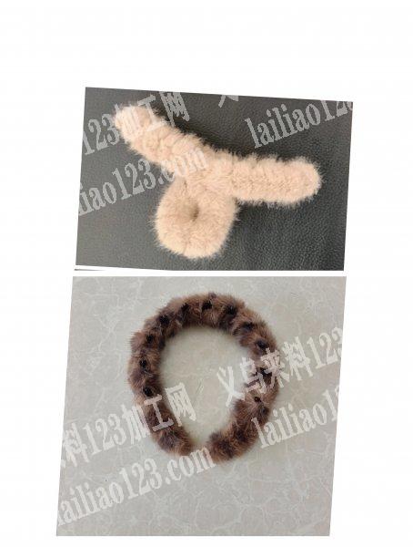 本饰品加工厂承接 绕线蝴蝶结 绕头箍 绕毛夹子等手工活 有需