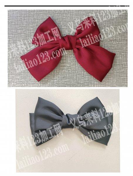 本饰品加工厂承接绕线蝴蝶结绕头箍绕毛夹子