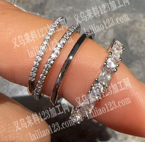 如图高档戒指订单，寻找源头工厂，请联系详