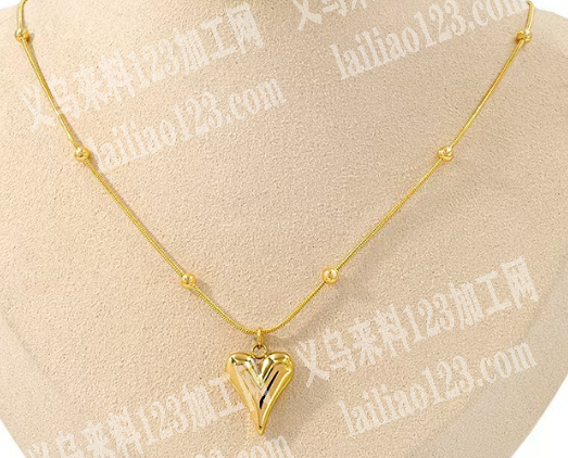 外贸饰品订单，如图，需要不锈钢工厂，项链