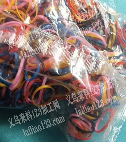 大量一次性皮筋订单，如图，寻找厂家，有意