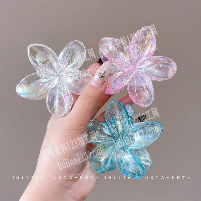 鸡蛋花抓夹订单，如图醋酸材质的，寻找厂家