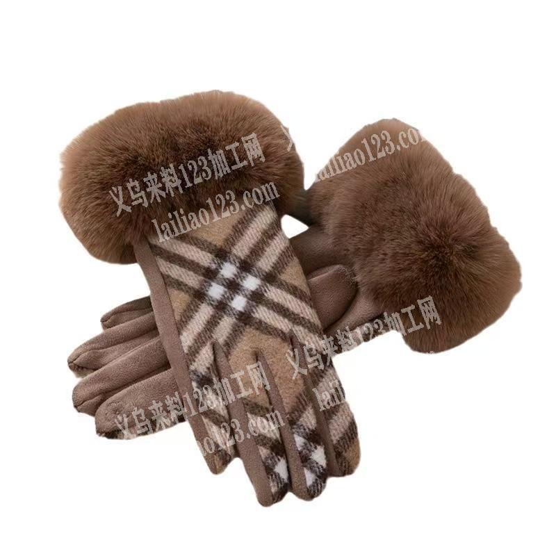 毛绒手套订单，如图，寻找专业做毛绒手套的