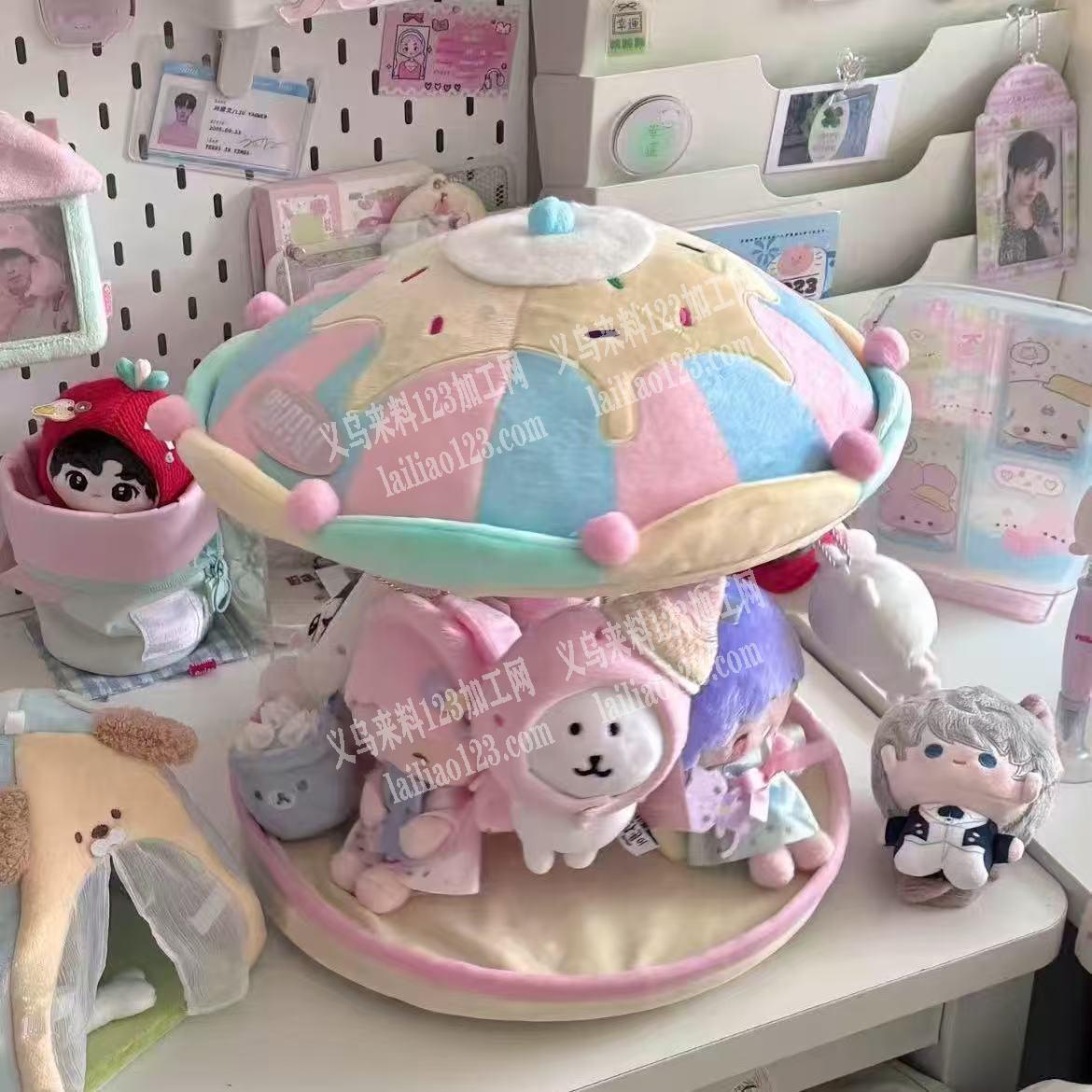 毛绒娃娃旋转屋订单，如图，寻找专业做这个