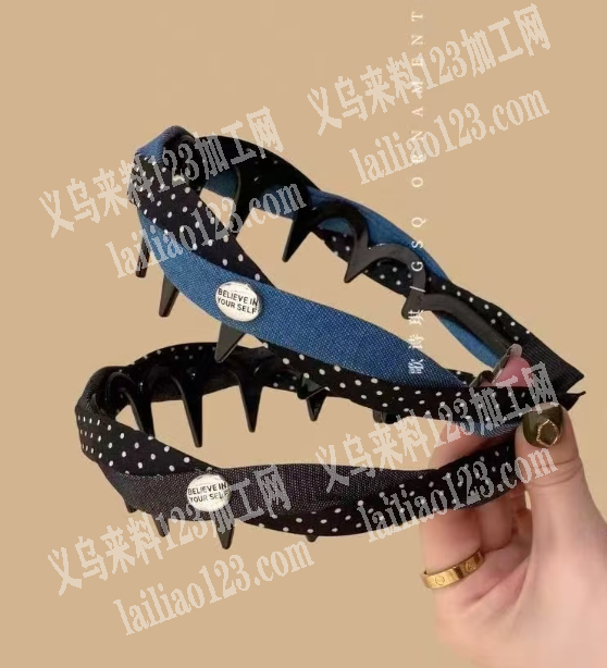 布艺手工发箍成品订单，如图，寻找成品工厂