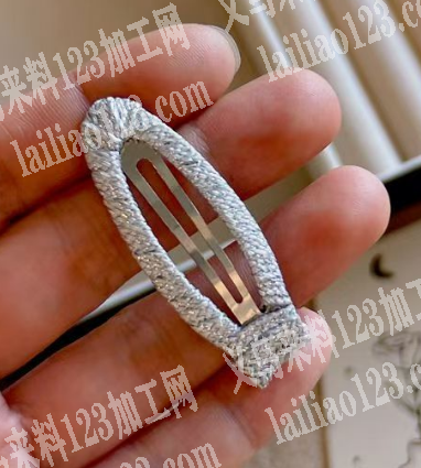 如图手工绕布的发夹成品订单，寻找成品工厂