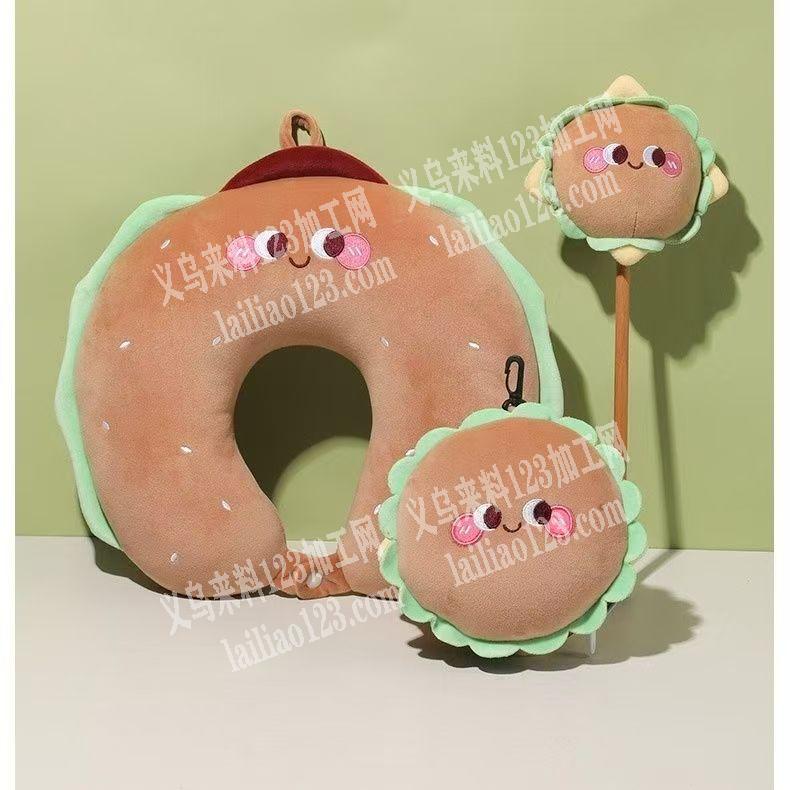 毛绒系列毛绒玩具订单外发，u型枕午睡枕订