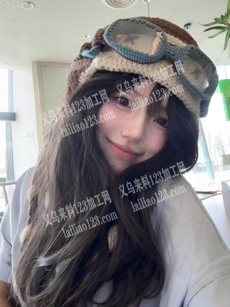 《寻找会做的》钩针编织的帽子订单，如图，