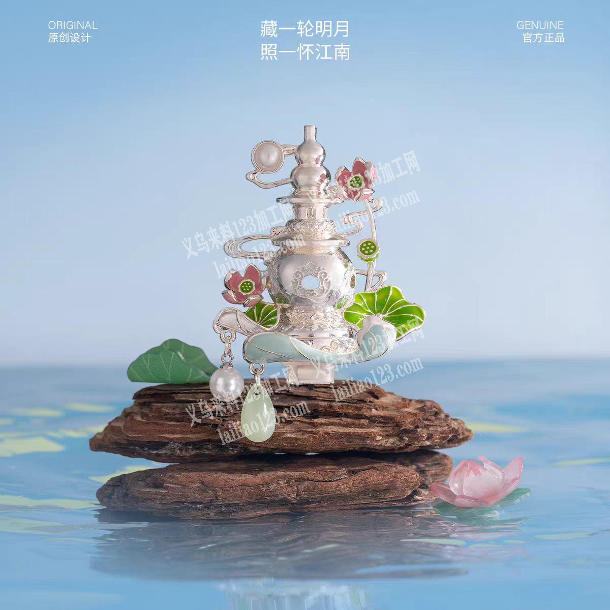 立体金属冰箱贴订单，三潭印月款式的冰箱贴