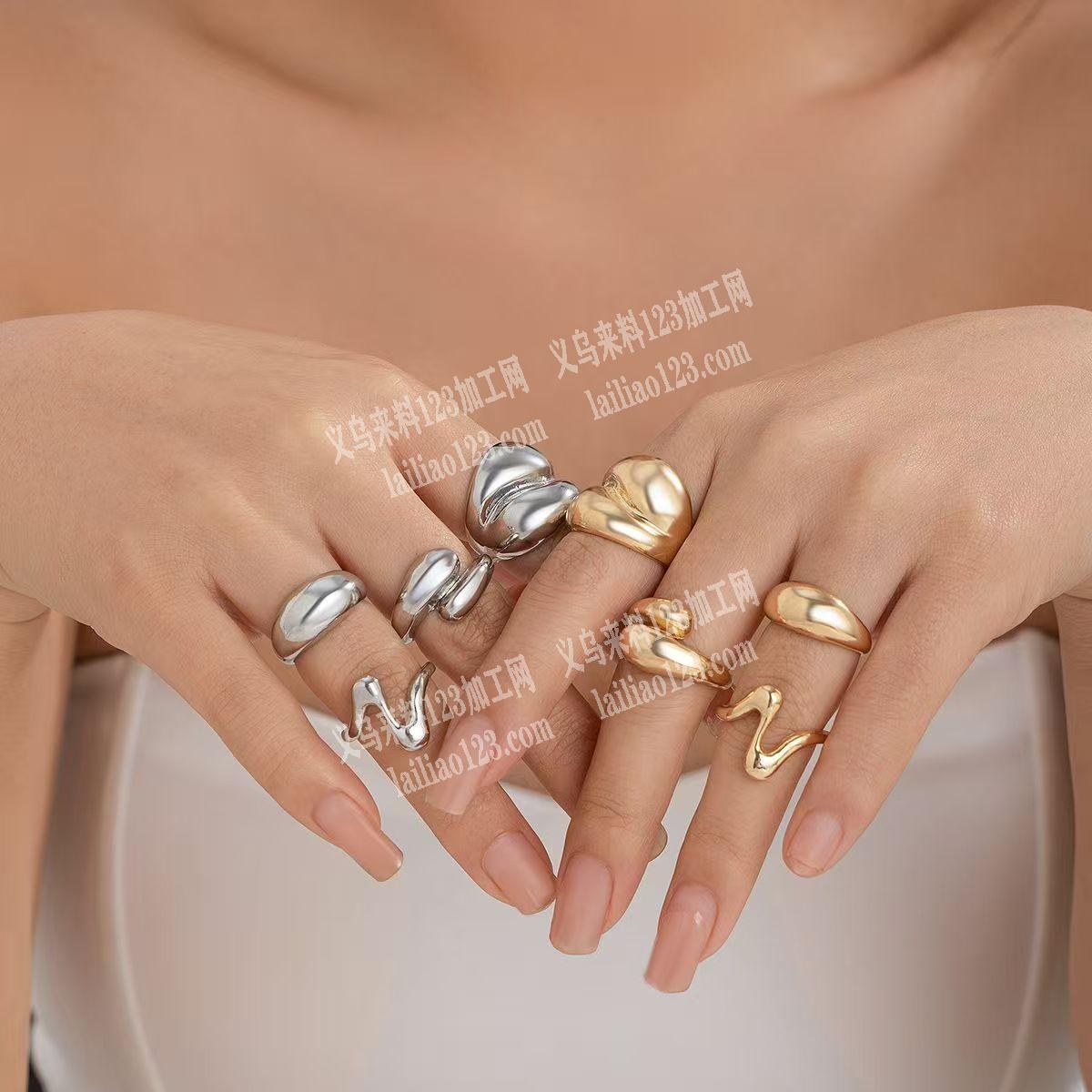 爆款戒指套装订单，寻找生产这种戒指的工厂