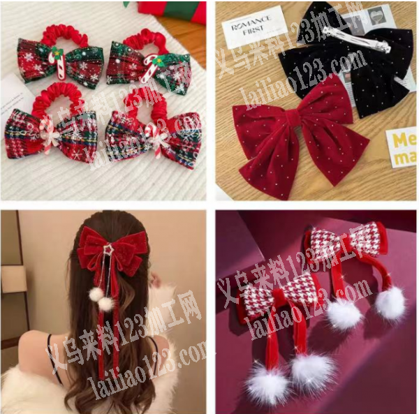 大量布艺圣诞饰品订单，如图，寻找专业做布