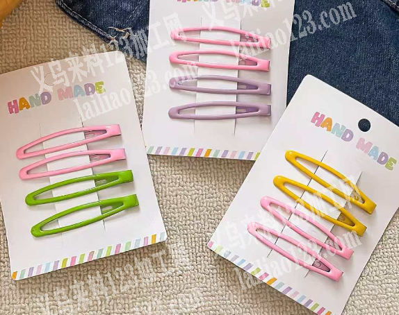 《订单量大》新奇特发夹饰品订单，如图，寻