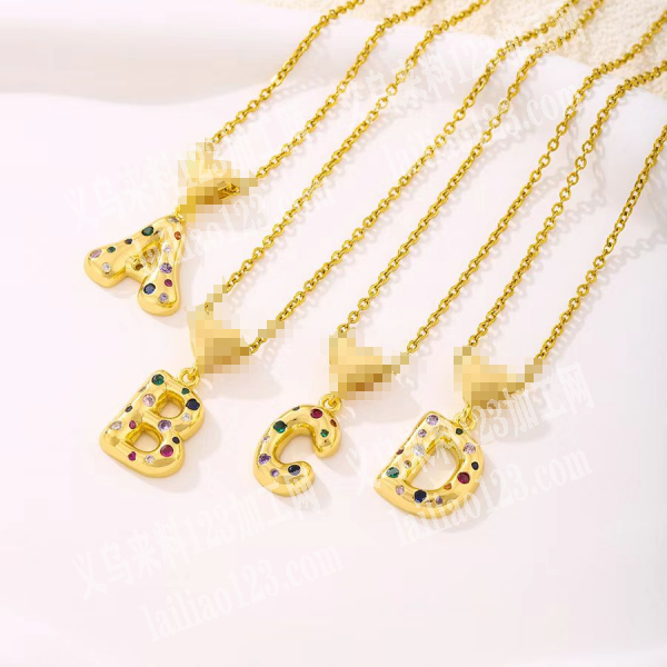 字母项链成品订单，如图，寻找工厂，请联系