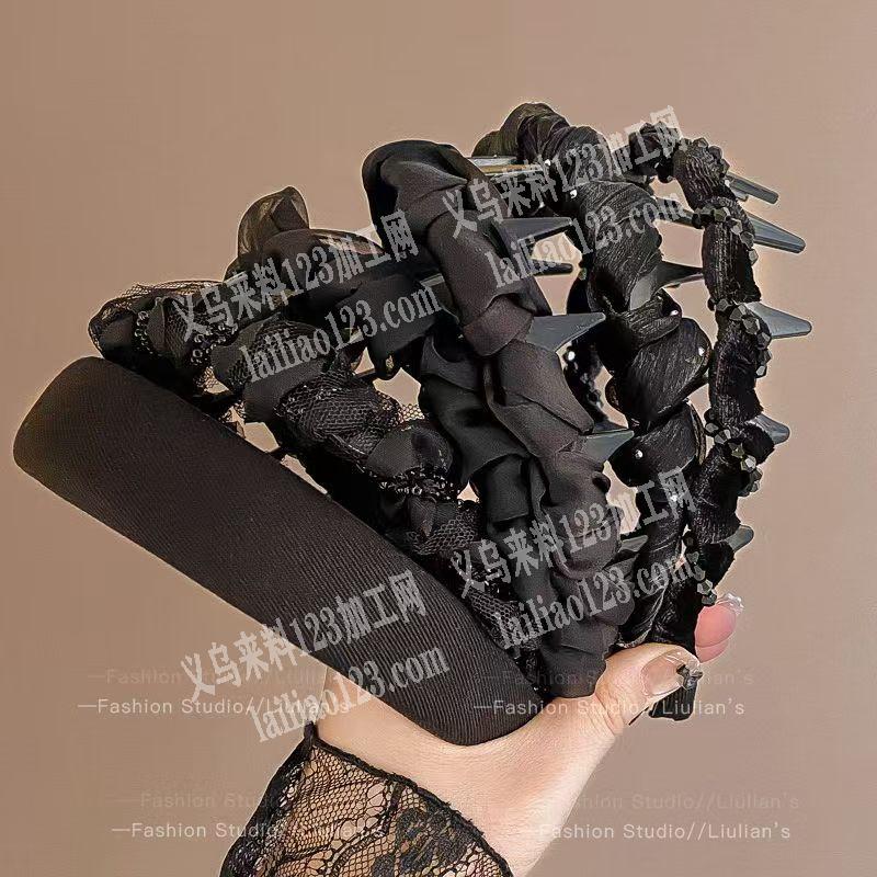 手工绕布条发箍订单外发，找做发箍成品的加